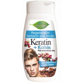 Bione Cosmetics regenerační šampon pro muže keratin a kofein