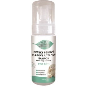 Bione Cosmetics jemný pěnový vlasový a tělový šampon pro děti