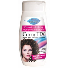 Bione Cosmetics vlasový oplachový krémový kondicionér colour fix
