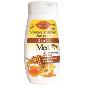 Bione Cosmetics vlasový a tělový šampon med