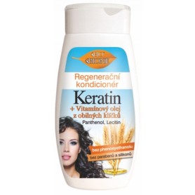 Bione Cosmetics regenerační kondicionér keratin a olej z obilných klíčků