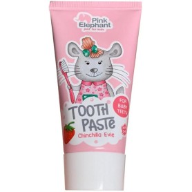 Pink Elephant Činčila Nela zubní pasta pro dívky 
