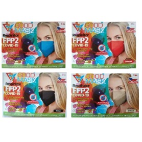 Respirátor FFP2 mix barev