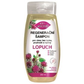 Bione Cosmetics regenerační vlasový šampon lopuch 
