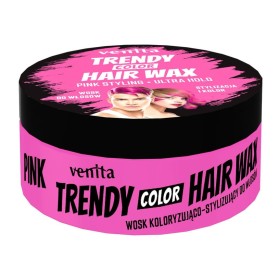 Venita Trendy Color Hair Wax barevný vosk na vlasy růžový