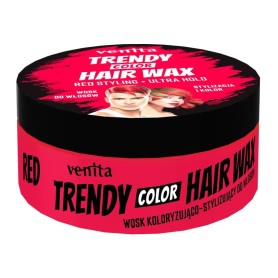 Venita Trendy Color Hair Wax barevný vosk na vlasy červený