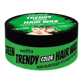 Venita Trendy Color Hair Wax barevný vosk na vlasy zelený
