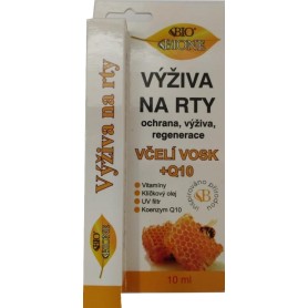 Bione Cosmetics výživa na rty včelí vosk a Q10