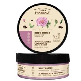 Green Pharmacy tělové máslo růže a bambucké máslo