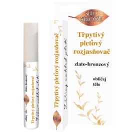 Bione Cosmetics pleťový rozjasňovač zlato-bronzový