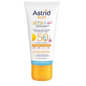 Astrid Sun dětský krém na obličej a tělo na opalování SPF 50 Sun