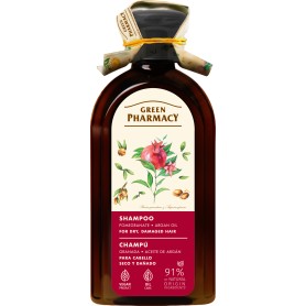 Green Pharmacy šampon pro suché a poškozené vlasy granátové jablko