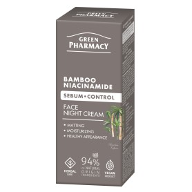 Green Pharmacy noční pleťový krém bambus a niacinamid