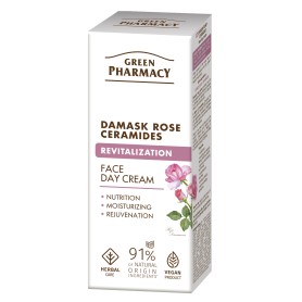 Green Pharmacy denní pleťový krém damašská růže a ceramidy