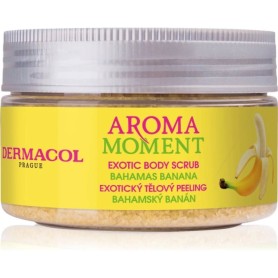 DERMACOL Banana Exotic Body Scrub cukrový peeling s banánovou vůní