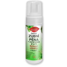Bione Cosmetics čisticí zubní pěna + ustní voda 2v1 