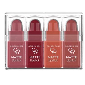 Golden Rose Matte lipstick mini set rtěnek (č.02,19,21,27)