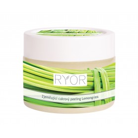 Ryor zjemňujíci cukrový peeling/scrub Lemongrass