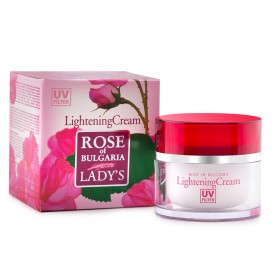 Rose of Bulgaria bělící pleťový krém pro ženy