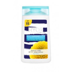 RYOR Opalovací mléko SPF 15 - střední ochrana