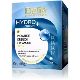 Delia Cosmetics hydro fusion ultra-hydratační pleťový krém vhodný pro citlivou pleť
