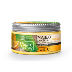 Bielenda Vegan Friendly tělové máslo pomeranč s obsahem vitamínu C